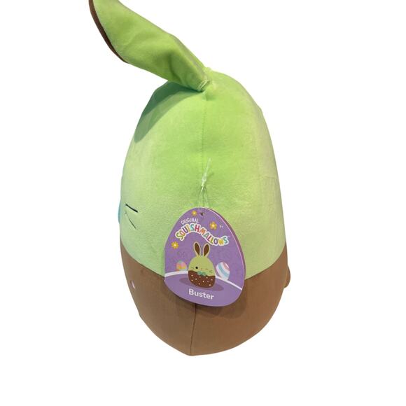 Squishmallows Buster the Chocolate Dipped Bunny - new with all tags Size 11" - Picture 5 of 9